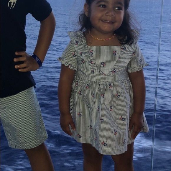 Tommy Hilfiger Girls Red, White & Blue Tunic 3T - Picture 5 of 5